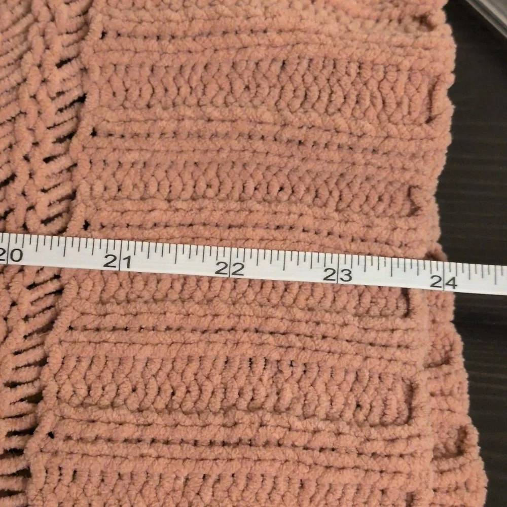 Aerie Women's Sweater Brown Turtle Neck Chenille Oversized Size Small